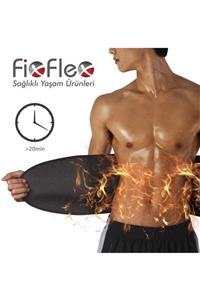 FİXFLEX Neopren Göbek Incelten Sauna Etkili Termal Korse Standart Beden