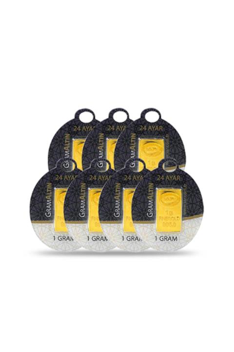 Maygold 7 Adet Gram Külçe Gram Altın