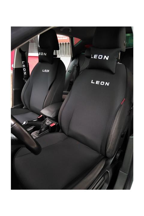otomind Seat Leon Nakışlı Ön Ikili Oto Koltuk Kılıfı