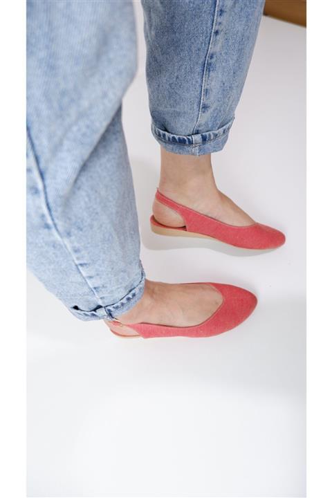 BasmakShoes Kordonlu Keten Kremit Babet