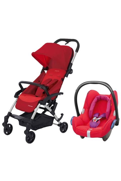 MAXİCOSİ Laika Travel Sistem Bebek Arabası / Vivid Red