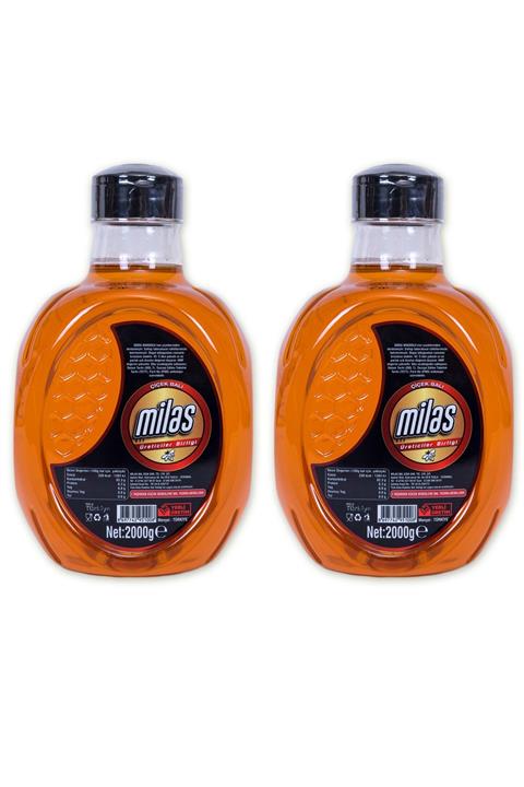 MİLAS ÜRETİCİLER BİRLİĞİ Süzme Çiçek Balı 2 kg 2 Adet