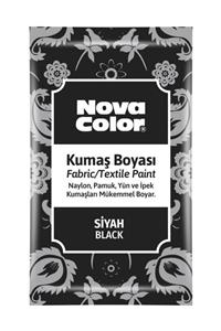 Nova Color Toz Kumaş Boyası 12 gr X 12 Adet Siyah Nc-904 12'li Paket