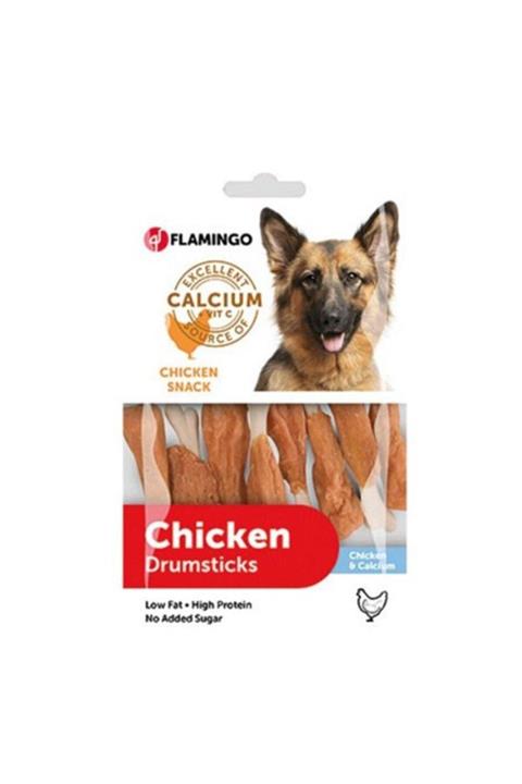 Flamingo Chick n Kalsiyumlu Et Sargılı Kemik Köpek Ödülü 85 gr