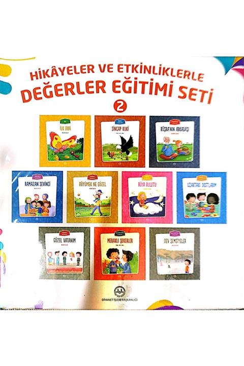 Türkiye Diyanet Vakfı Yayınları Hikayeler Ve Etkinliklerle Değerler Eğitimi Seti 2. Set 10 Kitap