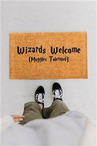 fekarehome Harry Potter Wizards Welcome Paspas 40 x 60 cm