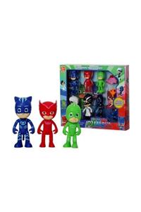 SUDEN Kutulu Pj Masks-pijamaskeliler Catboy Owlette Gekko 6'lı Oyun Seti