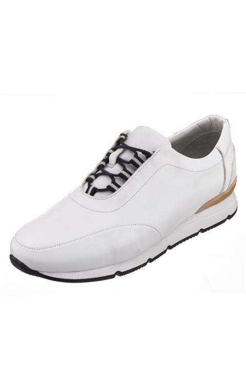 İriadam Erkek Beyaz Geniş Kalıpbüyük Numara Deri Ayakkabı Dora2021