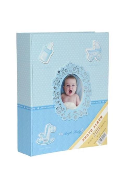 SARA 10x15cm 100 Lük Bebek Fotoğraf Albümü Mavi