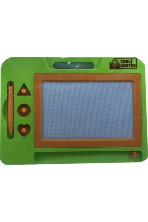 Piano Çocuklar Için Mıknatıs Tozlu Yaz Sil Yazı Tahtası 20x28