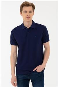 Pierre Cardin Lacivert Slim Fit Basic Polo Yaka T-Shirt