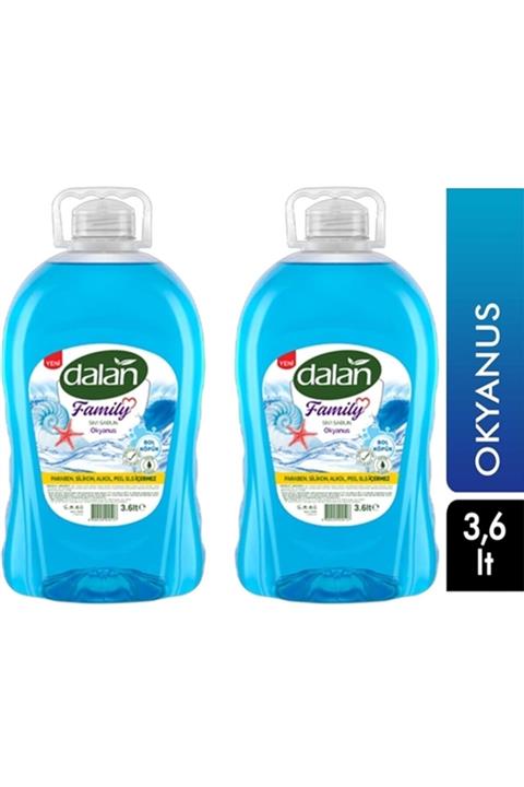 Dalan Family Sıvı Sabun Okyanus 2 X 3600 Ml