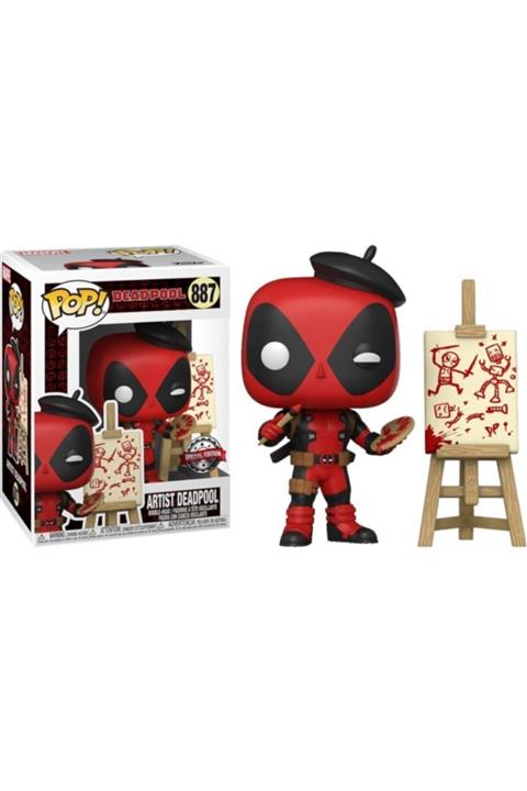 Funko Pop Ressam Deadpool Exclusive Figür Limited Edition Marvel
