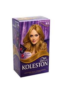 Koleston Wella Kit 9/1 Özel Açık Küllü Sarı Saç Boyası