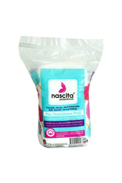 LokmanAVM Yüz Ve Göz Temizleme Pedi Pamuk Kare 50 Li Paket