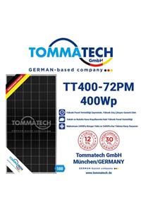 Tommatech 400 Watt Perc Monokristal Güneş Paneli