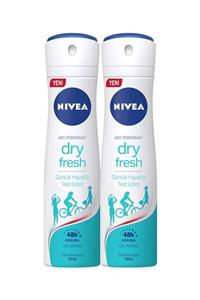 Nivea Dry Fresh Kadın Sprey Deodorant 150 ml 2'li Avantaj Paketi