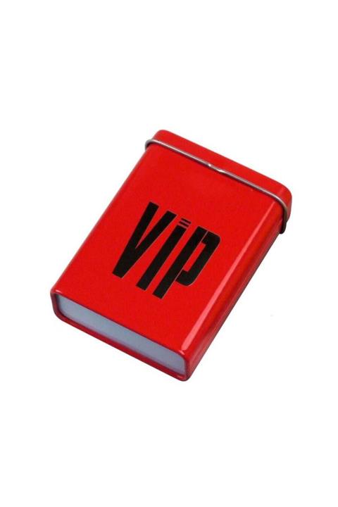 TBek Kırmızı Hau German Metal Kısa Sigara Kutusu