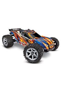 TRAXXAS Rustler 4x4 Vxl Brushless Rtr 1/10 Tqi & Tsm Elektrikli Rc Model Araba Turuncu