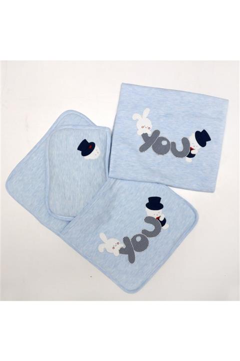 Gaye Bebe Battaniyeli 3'lü You Tacşanlı Alt Açma Set 2234