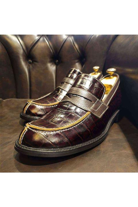1952 Concept Bordo Kroko Loafer