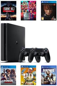 Sony Playstation 4 Slim 500 Gb +teşhir Ürünü + 2. Ps4 Kol + 6 Dijital Oyun