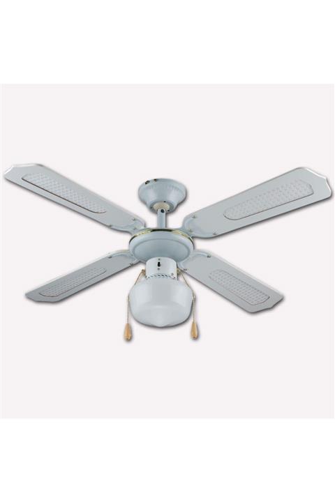 ASNORM Beyaz Mars Tavan Vantilatörü 1x60w E-27