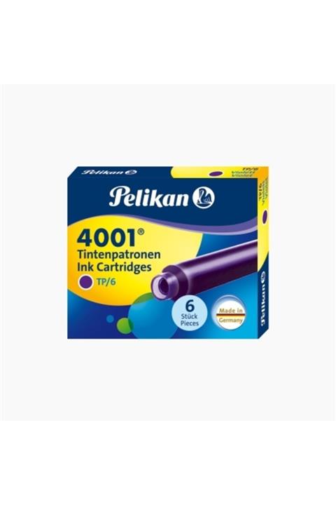 Pelikan 4001 Dolmakalem Kartuşu Küçük Violet (6 Lı Paket) Pl301697dkvi
