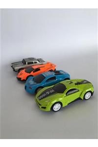 Pasifik Toys 4'lü Metal Çek Bırak Araba Seti, 9 Cm, 4 Adet Renkli Minik Arabalar, Fashion Sport Car