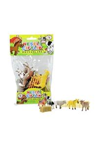 Animal World Neşeli Çiftlik Hayvanları Orta Boy 6lı Set