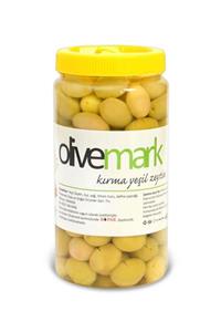 olivemark Domat Kırma Yeşil Zeytin 1 Kg Pet (120-140) Büyük Boy