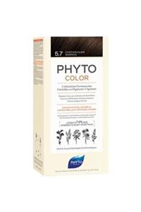 Phyto Phytocolor 5.7 Numara - Açık Kestane Bakır Bitkisel Saç Boyası