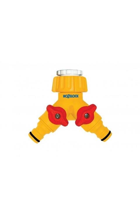 Hozelock 2256h Çift Yönlü Vanalı Musluk Bağlantısı 1/2\