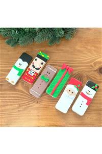 cookiesmir Cookie Sticks (çubuk Kurabiye) 6adet -nutcracker-ginger-santa Penguen-hediye Paketi-kardan Adam