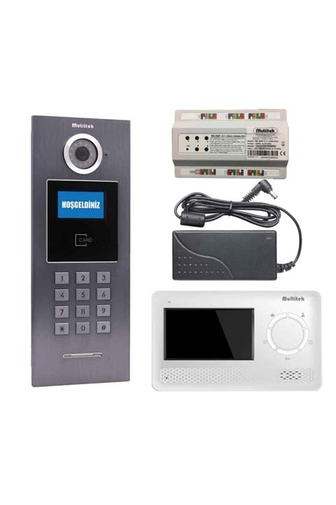 Multitek 23 Daire Mb-11 Görüntülü Diafon Beyaz