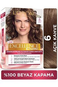 L'Oreal Paris Excellence Creme Saç Boyası - 6 Açık Kahve