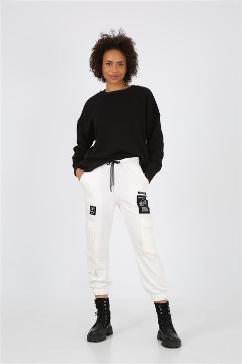 MB BOUTIQUE Kadfın Kargo Cep Detaylı Tarz Eşofman Altı