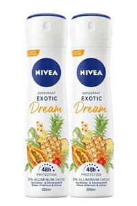 Nivea Exotic Dream Kadın Sprey Deodorant 150 ml X 2