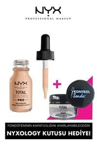 NYX Professional Makeup Total Control Pro Drop Foundation Vanilla - Fondöten & Nyxology Kutusu 8008972068574