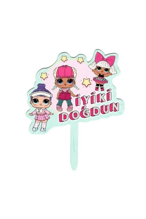 MİSLİNA PARTİ EVİ Lol Bebek Pasta Süsü