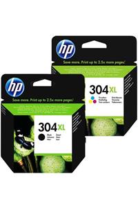 HP 304xl N9k08ae Siyah / N9k05ae Renkli Avantaj Paket / Deskjet 3720 3730