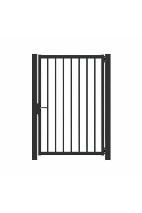 KIndustrial 1.50 Cm X 1.06 Cm Bahçe Kapısı / Garaj Kapısı / Yaya Girişi Kapısı / Metal Kapı / Siyah Kapı