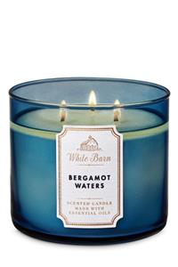 Bath & Body Works Bergamot Waters Büyük Mum 14.5 oz / 411 g BBW26226981