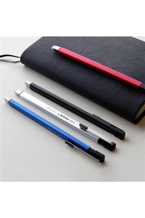 Tombow Mono Zero Metal Kalem Silgi Yassı Uç (2.5x5mm) - 4'lü Set