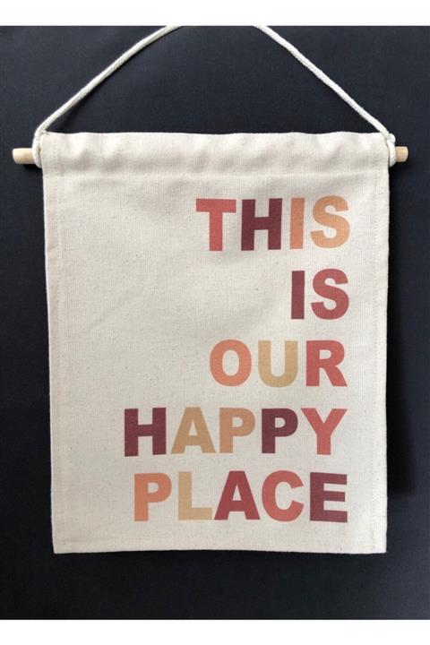 Bunny Decor Ham Keten Happy Place Banner