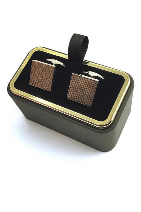 La Pescara Gümüş Renk Kare Kol Düğmesi Kd522