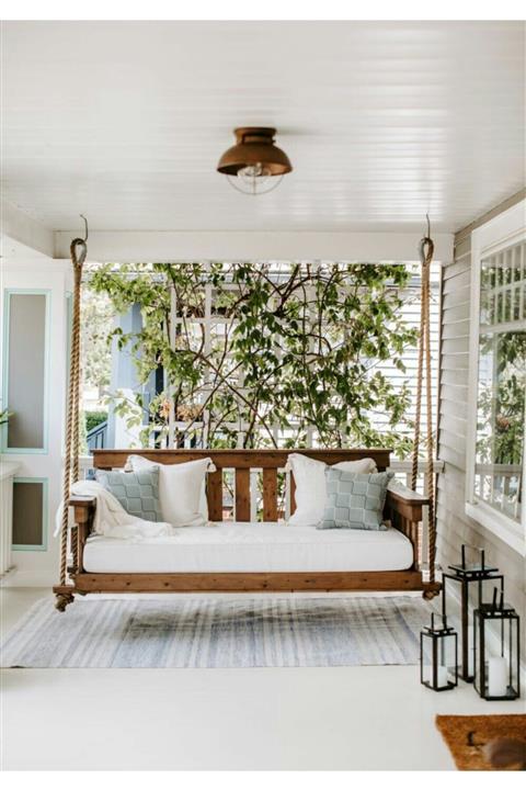 AHŞAPEVİM Karakalem Ahşap Mobilya Ahşap Salıncak