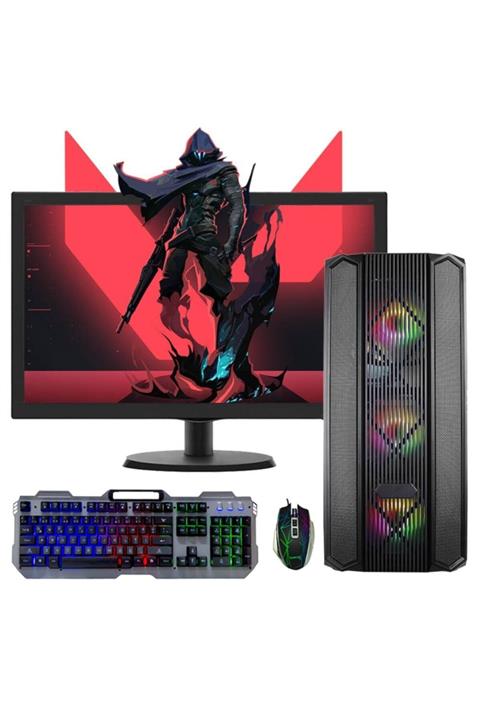 TURBOX Oyunculara Özel I5 16gb 128gb 1tb Gtx1050ti 4gb Ek. 21.5 Monitörlü Oyun Bilgisayarı