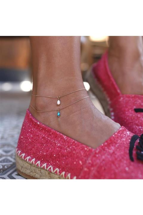 ByGoldenHouse Kadın Opal Halhal