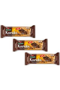 Eti Burçak Kurabi Ay Çöreği İçi Dolgulu Kurabiye 105 gr X 3 Adet